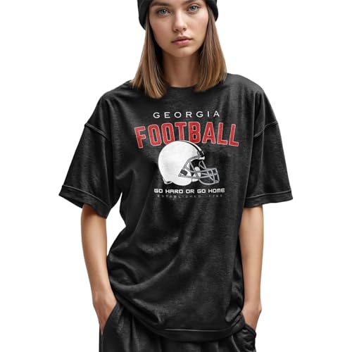 Georgia Football T-Shirts for Men, Go Hard or Go Home Sports Fan Apparel, Georgia Gameday Shirt3