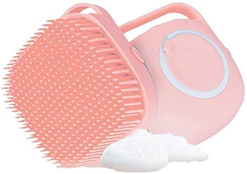 Dog Trust Shampoo Bath Brush, Silicone Bristles Brushes Groomers for Dog, Cats, Rabbit, Scrubber Shampoo Dispenser for Pet Massage Brush Bubble Body Wash Brush- Multicolor (Pack of 1) (Pink) (B0BLJTZLY1) Amazon Price History, Amazon Price Tracker