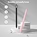 Hi Color Silicone Pencil Cover for Apple Pencil 2nd/Apple Pencil Pro Cover Case Sleeve Ipad Pencil Protective Cover(Pink)