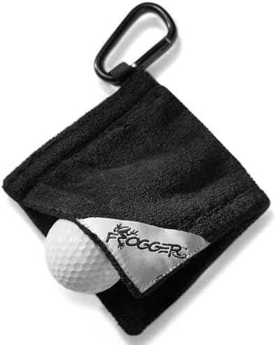 Frogger Golf Amphibian Ball Golf Towel D Clip Bag Attaching Cleaner For Quick Access Rapid Dirt Scrubber Golf Towels Superior Cotton & Bamboo With Waterproof Membrane Perfect Golf Gift Frogger Golf Amphibian Ball Golf Towel D Clip Bag Attaching Cleaner For Quick Access Rapid Dirt Scrubber Golf Towels Superior Cotton & Bamboo With Waterproof Membrane Perfect Golf Gift