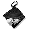 Frogger Amphibian Golf Ball Towel with Wet and Dry Technology Small Golf Ball Towels for Golf Bags with D Clip Golf Ball Accessories
