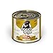 Produktbild DOGGY Dog Paté Geflügel Puppy/Junior, 6 x 200 g, Nassfutter für junge Hunde, getreidefreies Welpenfutter mit Lachsöl und Grünlippmuschel, Hundefutter mit Kartoffeln und Möhre, Made in Germany