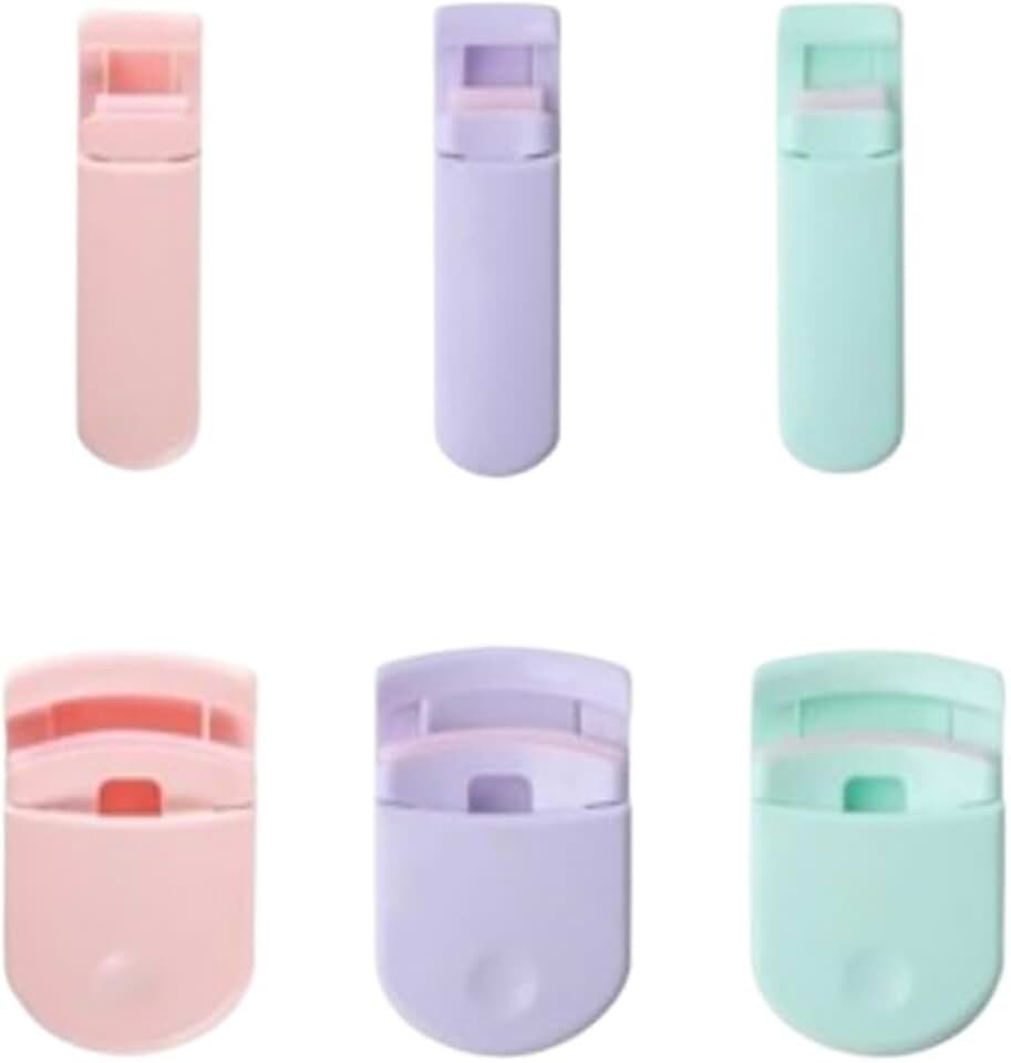 Kit Mini Portátil de Curvador de Cílios - Design Amplo, Suave e Não Prende a Pele, para um Efeito Naturalmente Curvado(1)