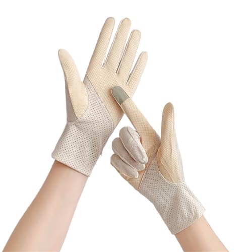 Guantes de verano transpirables de encaje con pantalla táctil 3