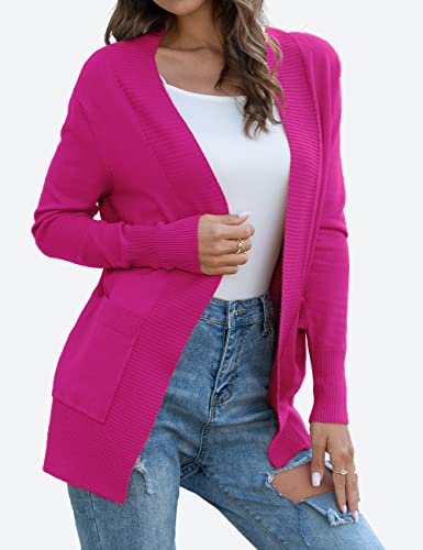 Image of REDHOTYPE Women's Cardigans with Pockets Casual Lightweight Open Front Cardigan Sweaters for Women (S-2XL)