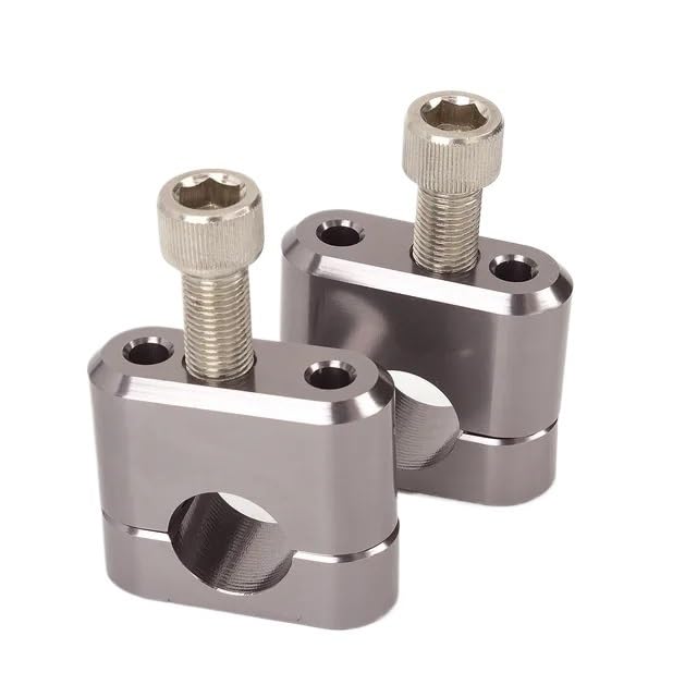 Adaptateur guidon 22mm 28mm en alu CNC pour moto cross et pit bike
