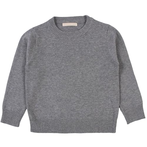 Toddler Baby Girl Boys Sweater Crew Neck Long Sleeve Candy Color Knitted Pullover Tops Autumn Winter Sweatshirt