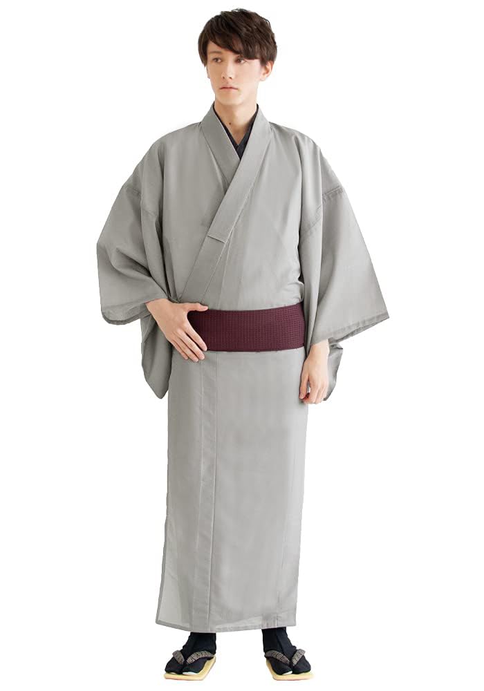 Amazon | [KYOETSU] [キョウエツ] 着物 メンズ 夏 夏用 男 男性 和服