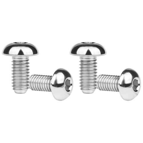 Image of Titanium Bolt M3 8 10 12 15mm Allen Key Head Screws for Bicycle Pack of 4 (Normal Titanium, M3x10mm)