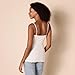 Amazon Essentials Women's Slim-Fit Knit V-Neck Layering Cami (Available in Plus Size), Pack of 4, Beige/Black/Camel/White, X-Large