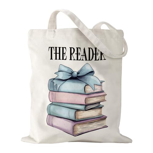 Canvas Tote Bag Book Lovers Gifts Bookish Library Gift Birthday Gifts for Women Book Lovers Teacher...