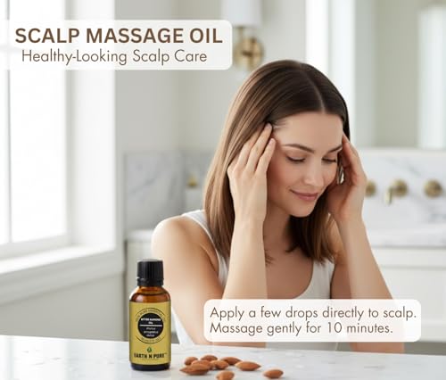 Image of Earth N Pure Bitter Almond Oil (Badam Oil) Cold Pressed, Therapeutic Grade for Body, Skin, Hair 200 ml