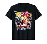 Nintendo Super Metroid Samus Grid Neon Chrome Poster T-Shirt