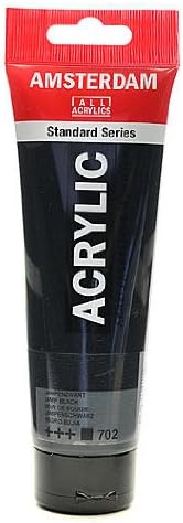 Amsterdam Standard Series Acrylic Paint lamp black 120 ml [PACK OF 3 ]