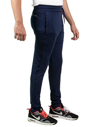 Image of Slim Fit Track Pant with Zipper Pockets