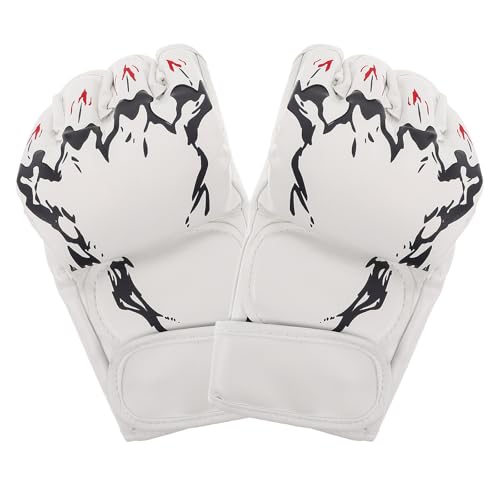 Guantes de boxeo acolchados con malla transpirable y absorción de impactos para gimnasio