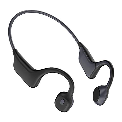 Bone Conduction Headphones, 2023 Upgrade Open Ear Wireless Headphones Bluetooth 5.3, 8Hr Playtime, IPX7 Waterproof and Sweatproof, Sport Headphones for Running, Cycling, Driving, Hiking