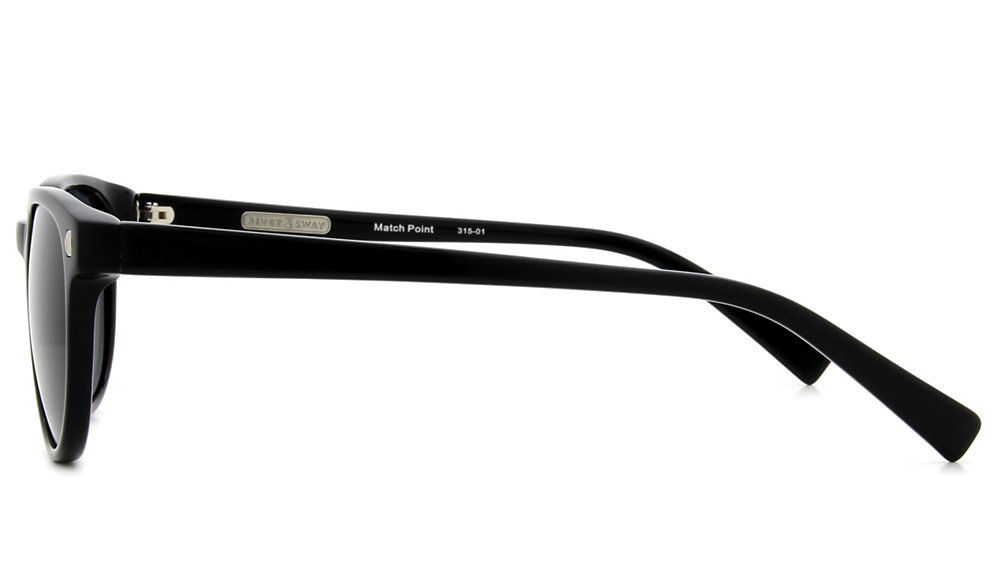 Rivet & Sway Match Point Sunglasses in Jet Black Color | B2B  display picture 1