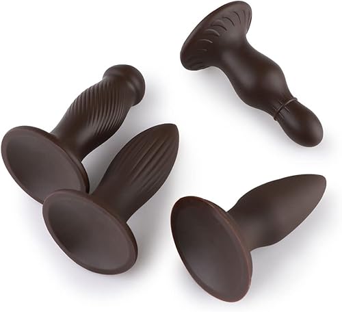 Miniatura 11 de Juegos de entrenamiento de enchufe anal, consolador anal de silicona de 3 tamaños con fuerte ventosa para hombres, juguetes sexuales para mujeres