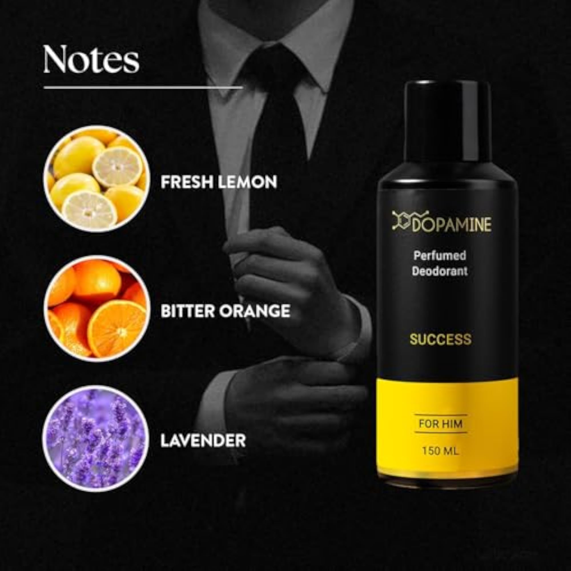 Men's Combo Deodorant Body Spray, Pack of 2
