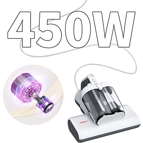 Laymi Bed Mattress Vacuum Cleaner With Roller Brush, 450W Powerful Corded Handheld Bed Vacuum Cleaner Cyclone Uv810 #TOP5