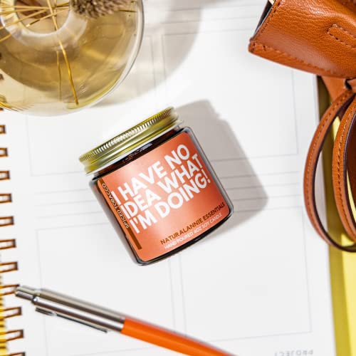 Naturalannie Essentials I Have No Idea What I'm Doing Soy Candle | Scent: Spiced Tobacco| 2 Pack 4Oz #TOP3