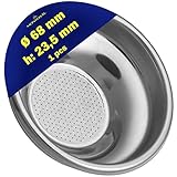 gaggia mm Caffè filtro per Gaggia macchina caffè può essere immerso in acqua fredda subito dopo aver preparato il caffè, perché mantiene perfettamente le sue caratteristiche nell'alternanza tra vapore caldo e acqua fredda.