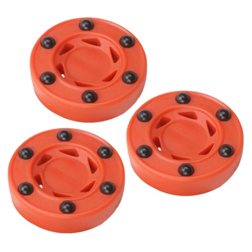 NAMOARLY 3Pcs Inline Roller Hockey for Street Hockey Training Durable Shockproof Material for Smooth Play for Skill Development and Fun