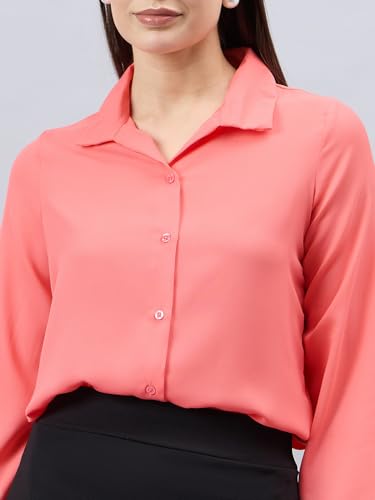 Image of Style Quotient Women Solid Regular Fit Shirt