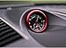 TLIFORT Dashboard Center Clock Surrounding Compass Cover Aluminum Ring Emblem Sticker for Porsche 911 718 Cayenne Macan Panamera, etc.(Red)