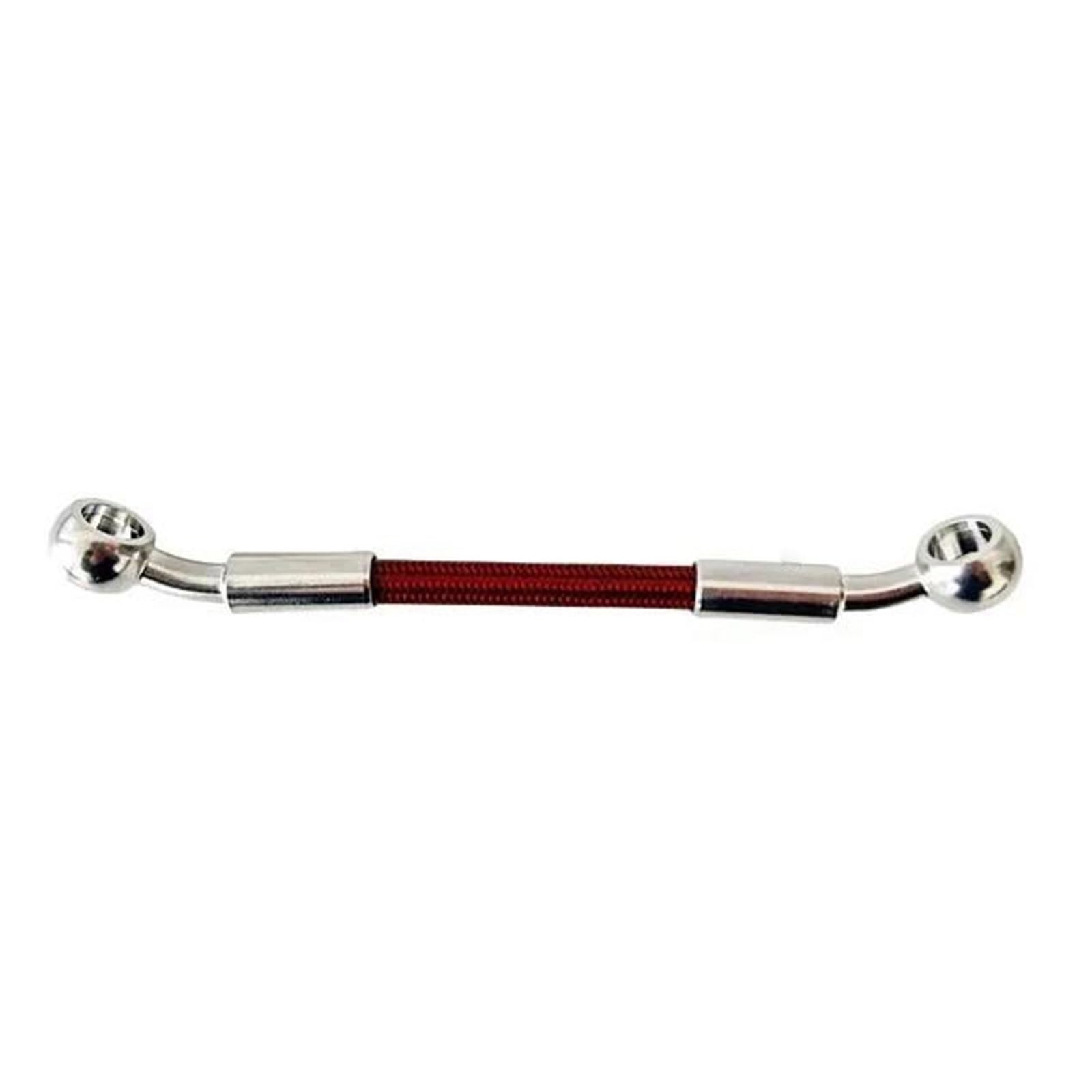 Hydraulic Brake Hose 28°-28° Motorcycle Universal 10cm-500cm 10mm Banjo Hydraulic Brake Hose Clutch Fittings Oil Pipe Accessories(200CM)