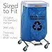 RESILIA Heavy Duty Soiled Linen Bags - Hospital Waste Disposal, Laundry Bag, Trash Liner, Sanitary Storage, OSHA Approved, Dark Blue, 33 Gallon, 29