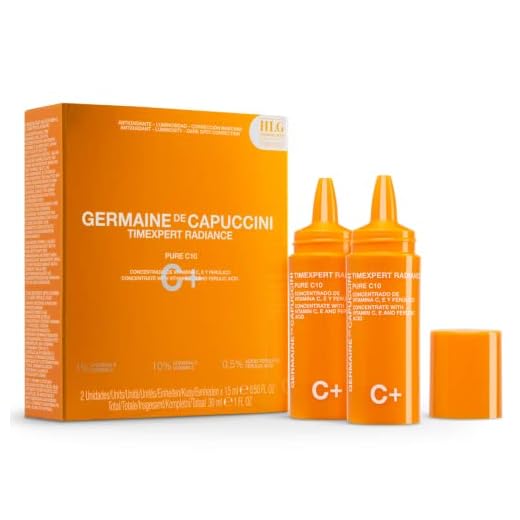 Germaine de Capuccini - Timexpert Radiance C+ Sérum Pure C10 - Tratamiento Vitaminca C Pura + Vitamina E y Ácido Ferúlico de 30 días -2x15ml