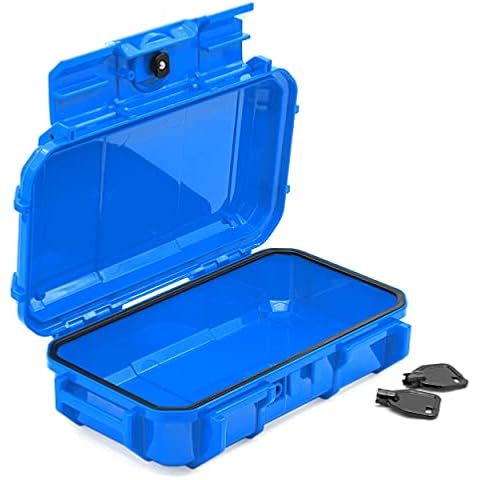 Seahorse 56 OEM Portable Waterproof Dry Box Hard Protective Micro Case - Mil Spec/USA Made / IP67 Waterproof/Lockable/Airtight/Smell Proof - for Hand Tools, Ammo Boxes, Stash Box Cover