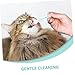 LIOOBO 1Set Silicone Pet Toothbrush for Cats and Dogs Unique Brush Heads with Ergonomic Slip Handle for Comfortable Oral Care Safe Gentle