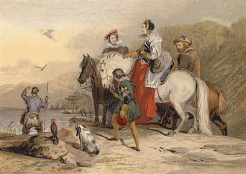 Peinture D'Art D'Affiche Edwin Landseer La Fête Hawking Graffiti 60x90cm