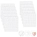 1000 Pezzi Punti Adesivi Tondi, Adesivo Rotondo in Acrilico, Adesivi Magici Autoadesivi Bianchi, Puntini Biadesivi, per Carta, Plastica, Vetro, Abbigliamento (10 mm)
