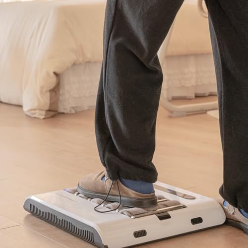 Machine de Nettoyage de Semelles entièrement Automatique, Nettoyeur de Semelles de Chaussures sans Eau, polisseur, frotteur et aspirateur 2 en 1 avec Automatique