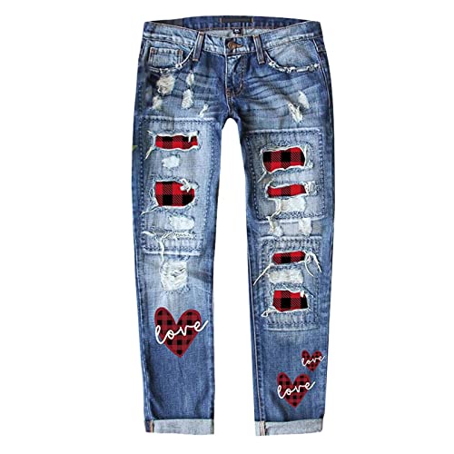 Jean tendance pour femme avec ornements design romantique chic
