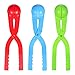 STOBOK Boule de Neige Clip 3 Pcs 35X10x7. 5Cm Traîneaux pour Enfants Neige Jouets Machine À Boule De Neige Machine À Boule De Neige avec Bonus Fourre- Tout Neige Jouets pour Les