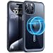 Produktbild SupCase für iPhone 15 Pro Max Hülle Kompatibel mit MagSafe Slim Handyhülle Dünn Case Durchsichtig Schutzhülle Backcover [Unicorn Beetle Mag] Handy Hülle für iPhone 15 Pro Max 2023, Blau