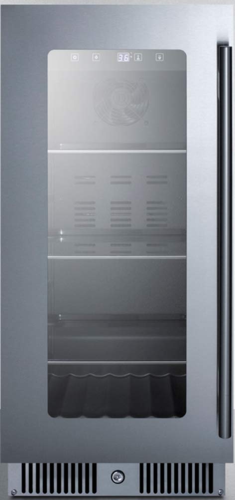 Summit Appliance CL156BVLHD Beverage Cooler Stainless Steel