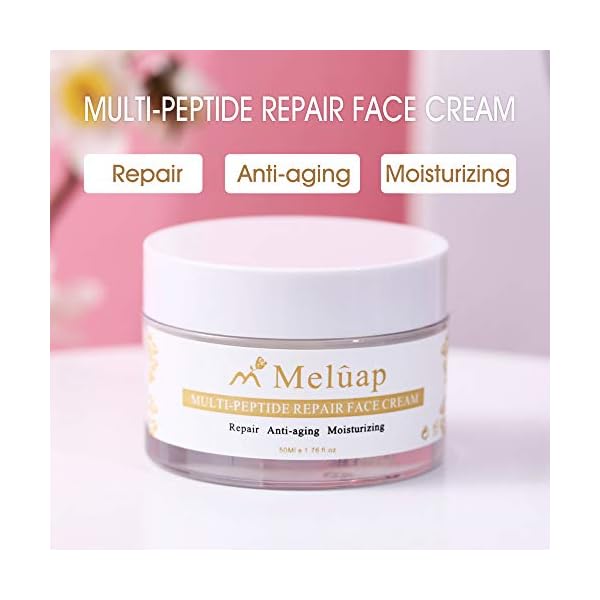Meluap-Anti-Aging-Cream-Multi-Peptide-Repair-Face-Cream-Vitamin-E-Hyaluronic-Acid-Repair-Cream-Cream-for-women-17-Ounce-50ml Meluap Anti-Aging Cream, Multi-Peptide Repair Face Cream, Vitamin E Hyaluronic Acid Repair Cream, Cream for women, 1.7 Ounce 50ml