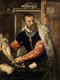 YIMACBJXX Bekannt Leinwand Wandkunst Kunst Poster Jacopo Strada Kunstexperte und Käufer von Objet D'art arbeitend für Ferdinand I. von Tiziano Vecelli für Schlafzimmer Home Decor 60x90cm