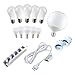 DYA KIT HOME FAMILY 10 LAMPADINE, 1 GLOBO, 1 MULTIPRESA, 2 ADATTATORE SCHUKO, 1 CAVO PROLUNGA