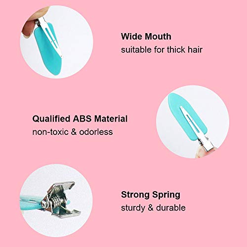 KKmoon 4 peças de grampos de cabelo sem vinco Grampos de metal para cabelos presilhas presilhas para