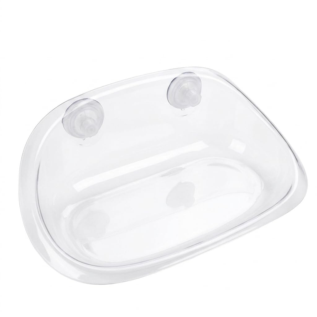Hamac Fenêtre Chat Sûr Accessoires de Fenêtre Animaux Lit Suspendu Confort Plate-Forme Relaxation Chat AS Matériau Résistant Convenable pour Intérieur, Transparent Cristal