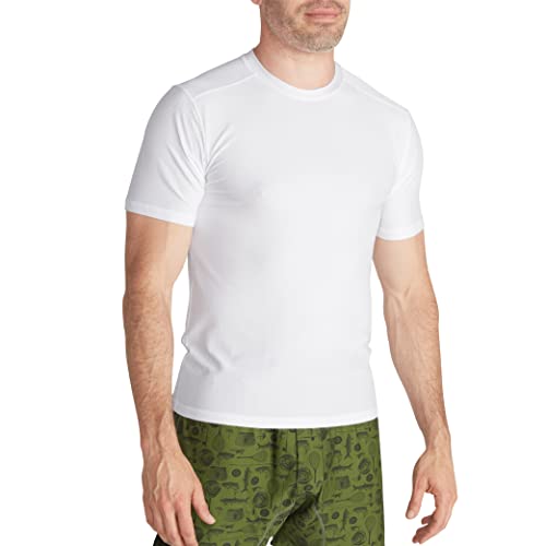 ExOfficio Men's Give-N-Go Tee, White, Large