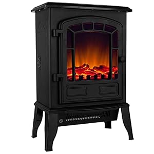 Deuba Elektrokamin Monzana 2000W LED Schwarz
