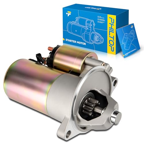 Image of PHILTOP 3268N 1.4KW Starter Replacement for F-150, Mustang, F-250, Bronco, E-150 Econoline, E-150, F-350, E-250, E-250 Econoline, E-350 Econoline Club Wagon, Thunderbird, Town Car, E-350 Econoline